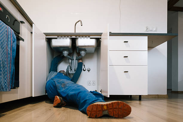 Professional Drain Cleaning technician working in Hasbrouck Heights, NJ